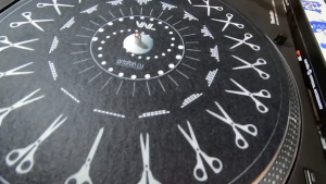 Ortofon แผ่นรองแผ่นเสียง ขนาด 12 นิ้ว Slipmat เครื่องเล่นแผ่นเสียง Turntable DJ Scratch Vinyl Record Player Technics Audio Technica Pioneer