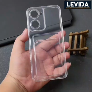 Vivo Y18 Card Case Clear / Slot Kartu Bening Case Vivo Y18