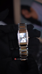 Jam Tangan Wanita Bonia B10799-2617S Silver Mother of Pearl Dial Dual Tone Stainless Steel Band