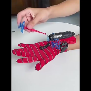 Spiderman Launcher Spider Web Gloves Toys Set Spider Transmitter for Kids Toys Birthday Gift