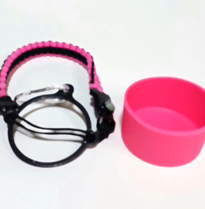 BEACO Paracord Handle and Silicone Protector SET for Vacuum Flask Insulated Tumbler 9cm 7.5cm Aquaflask Boot Accessories