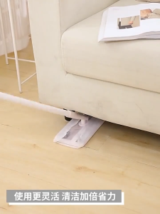 T888 ไม้ถูพื้น ใช้แล้วทิ้งกระดาษแห้งและกระดาษเปียก ไม้ถูพื้น หมุนได้ 360 องศา พร้อมส่ง