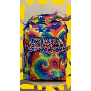 BOARDWALK ANJIC LADIES BACKPACK WITH TIE DYE DESIGN