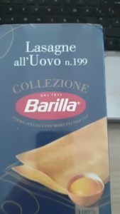 Mì Barillam Lasagne - 500g nhập khẩu Italia