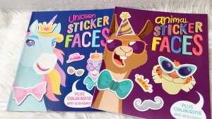 Stiker Wajah Unik & Aktivitas Warna-Warni