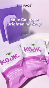 [NEW LAUNCH] [BPOM] THE FACE KOJIC Collagen Brightening soap 40gr - Sabun Kecantikan