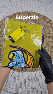 Superzie Atasan kaos anak distro laki-laki Baju anak cowok superhero kaos oblong ASTRONOT IJOSAMPUR katun kombed bandung Abadigrosir