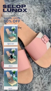 Sandal Kekinian Untuk Wanita: Pilihan Sandal Wanita Selop & Motif Gesper