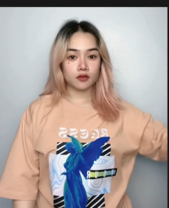 EFONICA ลายการ์ตูนผีเสื้อ cottonแท้100% 8สี