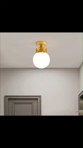 Nordic Glass Ball Lamp: Lighting Design for Various Environments