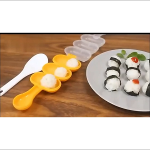 TAIYO Cetakan Nasi Bento Mini Bola Centong Shaker Rice Ball Mold Onigiri Sushi Cetak Makan Anak