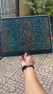 [16 Inch - Đa Sắc] Bảng Tự Xóa 16 Inch Bảng Vẽ Tự Xóa 13 inch 16 inch 20 inch Đa Sắc Cho Bé Bảng Điện Tử Tự Xóa Thông Minh Cho Bé Bảng Điện Tử Tự Xóa Sạc Pin Cao Câp Bảng Điện Tử Tự Xóa 16 inch