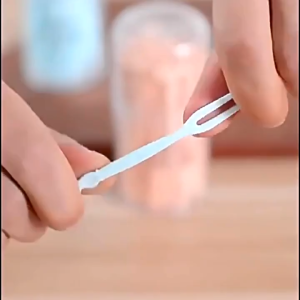 50Pcs/Set Food Plastic Afternoon Tea Fruit Cake Disposable Tableware Fruit Forks