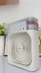 Ac Mini Portable V3 + Kipas & LED 600ml KIPAS Angin PENDINGIN MINI AC PORTABLE AIR COOLER