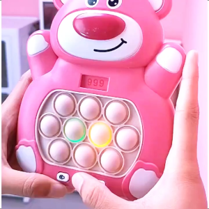 TAIYO Quick Push Game Pop It Elektronik Besar Karakter Elektrik Bubble LED Stress Release Mainan