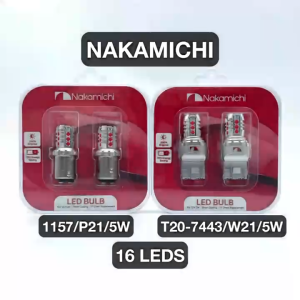 2PCS Nakamichi 16LED Car Brake Light 1157/P21-5W T20/7443/W21-5W Tail Light BAY15D Brake Light Bulb