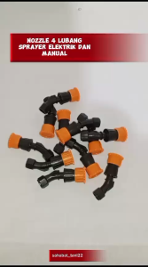Nozzle sprayer spuyer plastik spuyer kabut spuyer semprotan hama spuyer spayer hama lubang 4 PLASTIK