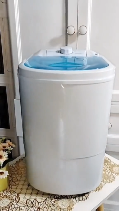 MAIMEITE Mini Washing Machine With Dryer Portable Blue Light