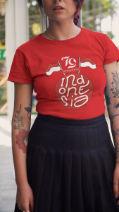 Kaos Kemerdekaan Hut 79 Republik Indonesia - Cotton Combed 30s - Anak sampai Dewasa - versi 2