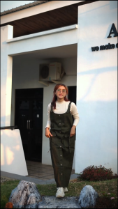 Overall Cargo Jumpsuit Rok Dress Wanita Kekinian Kain Twill Street