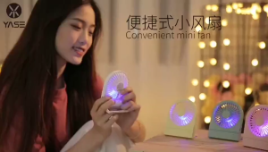 Quạt Điện Mini YASE YS2202 Để Bàn Gập 180 Có Thể Sạc Pin Dung Lượng Pin Khủng - ORIO