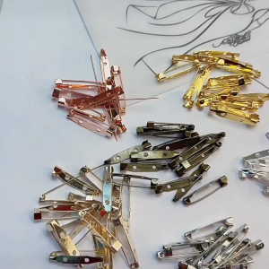 50Pcs/Set Bar Pin or Brooch Pins with a Clasp DIY Accessories for Jewelry Making