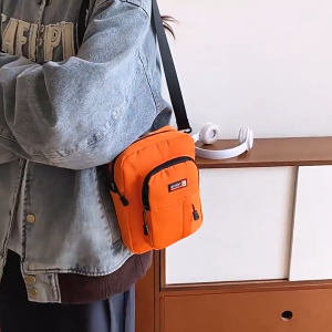 Túi vải đeo chéo nam nữ phong cách năng động chéo thời trang đựng điện thoại ví tiền đi chơi du lịch