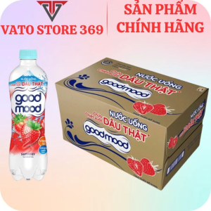 Nước uống chứa chiết xuất dâu thật GOOD MOOD chai 450ml