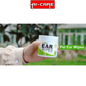 GJYC Pet Ear Clean Wet Wipes Cleanser Remove Bacteria Vet Formulated 100pcs For Cat And Dogs Wet Tissues