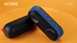 ACOME Super Bass Speaker Bluetooth 5.0 20W IPX7 Waterproof RGB Light Rhyme Rave Party A20