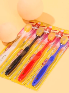 O27 ถูกสุด แปรงสีฟัน แปรงสีฟันญี่ปุ่น หัวกว้างพิเศษ สะอาดเร็ว ขนนุ่ม ขายคละสี​ ลึกนุ่มนวล ร่องเหงือกซอกฟัน แพกแยก คละสี