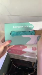 20pcs Pack Microfiber Cleaning Cloth Rags in A Box Reusable Wipes for Cleaning Edgeless Terry Towel