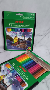 Joyko Pensil Warna Joyko 24 Warna Panjang CP 104 Woodless Colour Pencils Alat Tulis Pinsil Warna