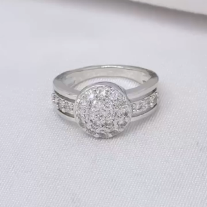 Cincin Silver Wanita Aksesoris Fashion Awet Tahan Lama Anti Karat Cocok Untuk Harian G9-9A