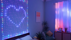 Đèn LED trang trí tường Govee Curtain Lights H70B1 | Dải rèm đèn led tự do tạo hình đa dạng với vô vàn hình ảnh