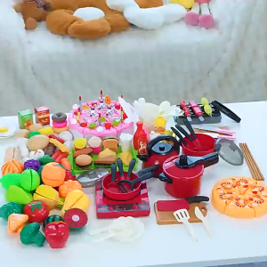 [Choo Choo Toy] Simulation Toy Kitchen Toy Pretend Play Kitchen Cookware Toy Mainan Masak Masak 厨房玩具 过家家 - BT265