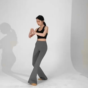 FitYoga Yoga Pants Women High Waist Hip Lifting Outer Wear Slim Stretch Micro Flare Training Sports Tight Fitness Pants