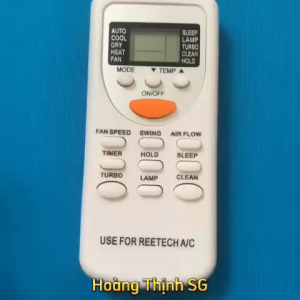 Điều khiển điều hòa Reetech Mã 03 ZH-03 Remote máy lạnh Reetech - Tặng kèm pin - Tạp Hoá Lee