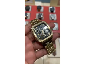 [Promo] Jam Tangan Pria FS BQ2573 / BQ 2573 Inscription Automatic Gold-Tone Stainless Steel Original Garansi 2 Tahun [✔COD][100% Authentic]