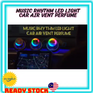 【B276 READY STOCK】Sanrio Family Music Pickup Rhythm LED Light Car Vent Perfume Ambient LED Light Car Aromatherapy