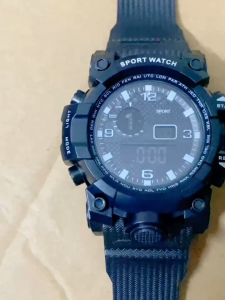 Mens Sports Watch 50m Waterproof Double Time Digital Watch For Men chronograph fashion Countdown LED Electronic Watch