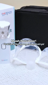 MESH Nebulizer ONEHEALTH Portable / Alat Uap Bantu Pernafasan Asma