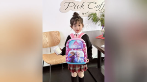 Magic Kids School Bags Kindergarten Cute Anime Superhero Design Nylon PVC Material Backpack for Boys and Girls