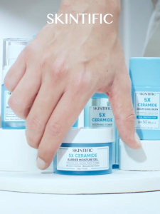 SKINTIFIC 5X Ceramide Barrier Moisturizer Moisture Gel Menenangkan Krim Wajah 6gr