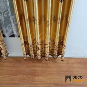 Gorden Jendela Panjang Kain Blackout Tebal Motif Batik Terbaru 2024