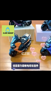 CJH SHOP Creative Motorcycle Keychain Toy Car Model Keychain Pendant