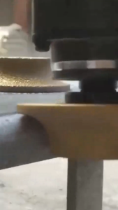 Nasara Tile Marble Stone Edge Wheel Grinding Polishing Metal Wood Slot Angle Grinder Diamond Brazed Edge Profile Grinding Disc