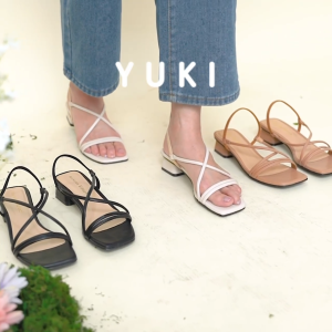 Nicholas Edison Heel Yuki Sandal Hak Tahu Strappy Terbaru
