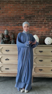 Yori Abaya Set Outer Gamis Busui Kondangan Terbaru 2024 Dress Pesta Weeding Nikahan Baju Wanita Ootd