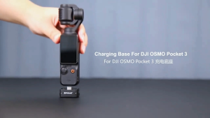 PULUZ for DJI OSMO Pocket 3 USB-C / Type-C Dock Desktop Charging Base Aluminum Alloy Bracket